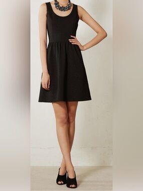 Anthropologie HD in Paris "Starry Night" Shimmer Cocktail Dress LBD XS